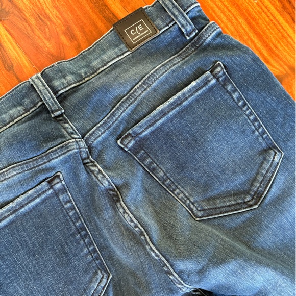 Current Elliott The Navigator Dark Wash Wide Leg Denim Jeans 29 Women’s Size 6 8 - Picture 3 of 8